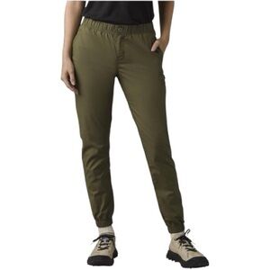 prAna Women's Double Peak Jogger Pants in Cargo Green Womens Size 8